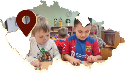 Mapa s polohou školy